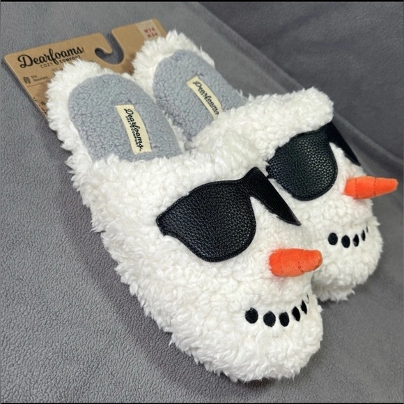 Dearfoams Snowman Slippers Womens 7-8
Mens 5-6 - Picture 2 of 7